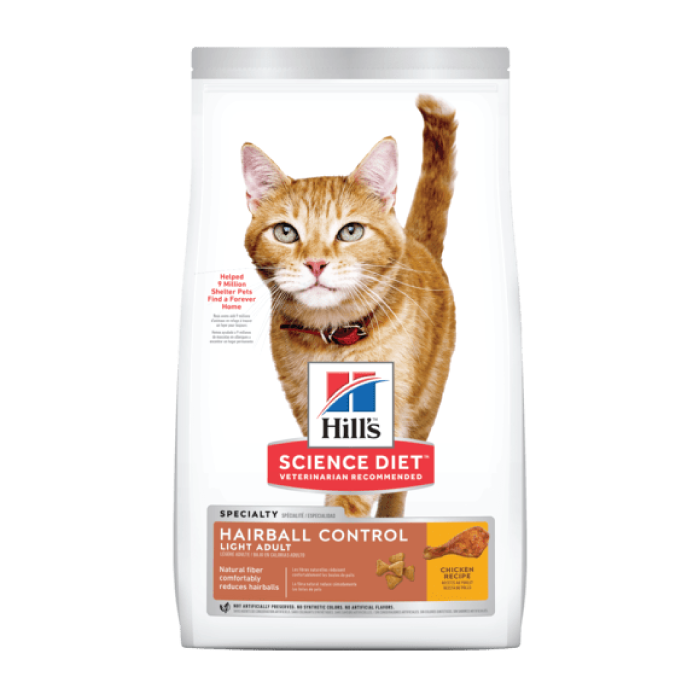 Hills Hairball Control Light Feline 3,2kg