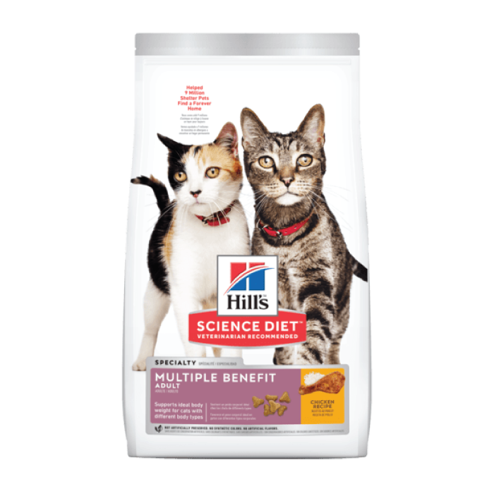 Hills Adult Multiple Benefits Feline 3,2kg