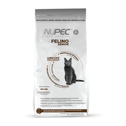 [NU057] Nupec Felino Senior 1.5kg