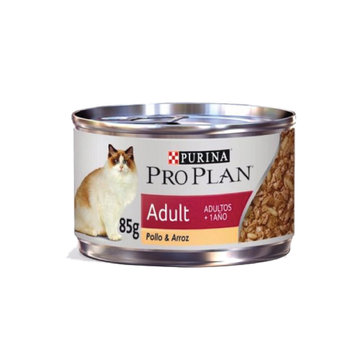 [PP119] Proplan Lata Gato Pollo y Arroz 85gr 