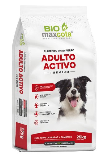 [BM004] Biomaxcota Adulto Activo 25kg 