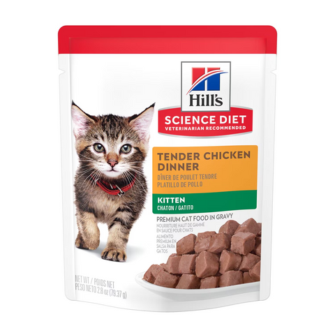 [HL157] Hills Kitten Original (pouch - pollo) 80gr